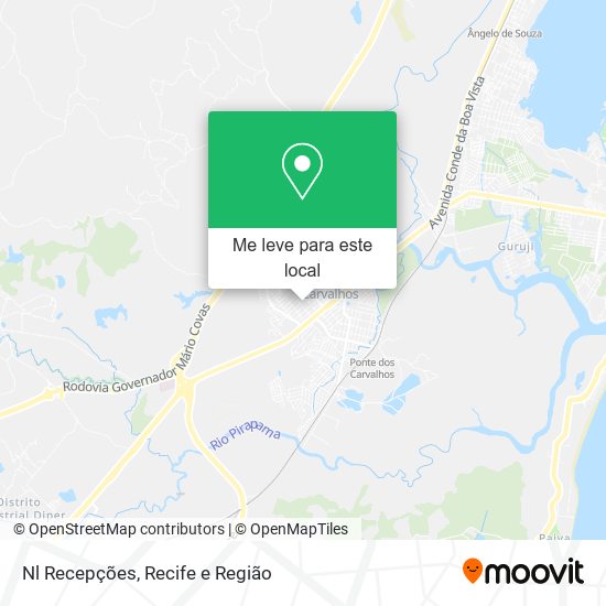 Nl Recepções mapa