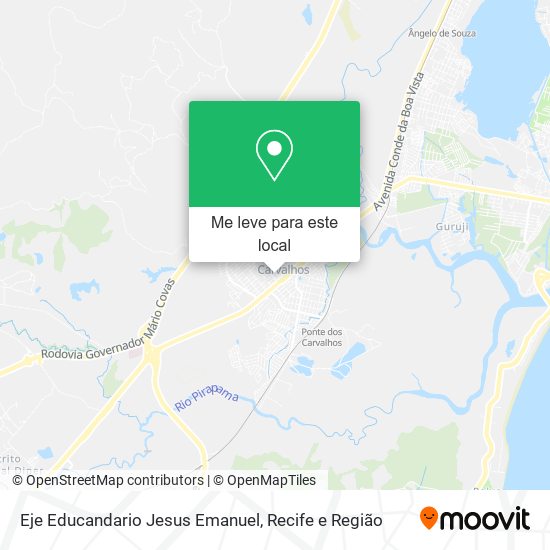 Eje Educandario Jesus Emanuel mapa