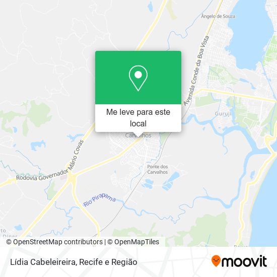 Lídia Cabeleireira mapa