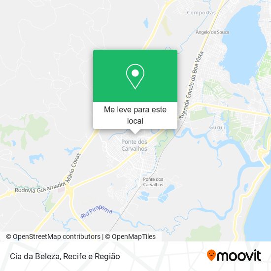 Cia da Beleza mapa