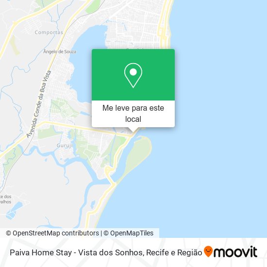 Paiva Home Stay - Vista dos Sonhos mapa