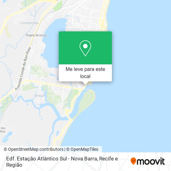 Edf. Estação Atlântico Sul - Nova Barra mapa