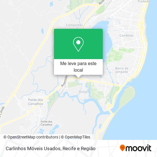 Carlinhos Móveis Usados mapa