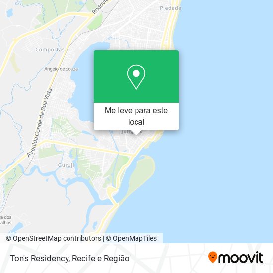 Ton's Residency mapa