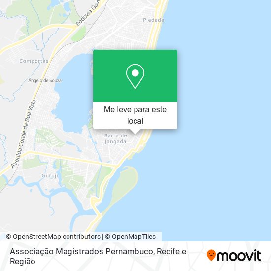 Associação Magistrados Pernambuco mapa