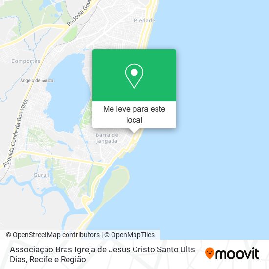 Associação Bras Igreja de Jesus Cristo Santo Ults Dias mapa