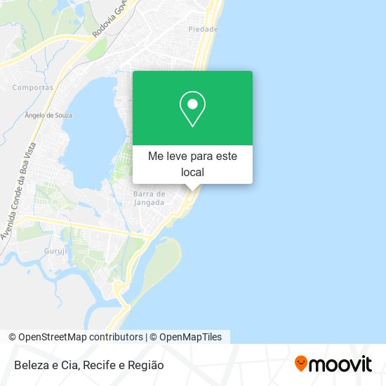 Beleza e Cia mapa
