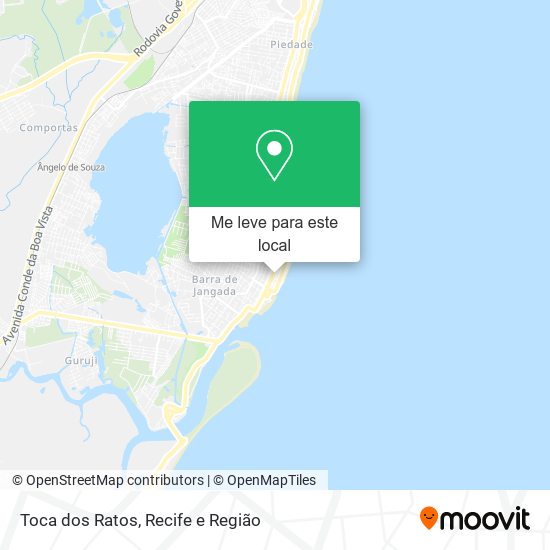 Toca dos Ratos mapa