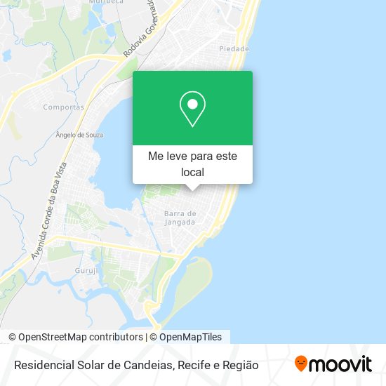 Residencial Solar de Candeias mapa