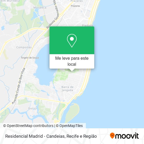 Residencial Madrid - Candeias mapa