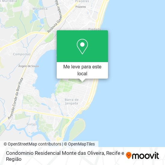 Condominio Residencial Monte das Oliveira mapa