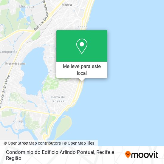 Condominio do Edificio Arlindo Pontual mapa