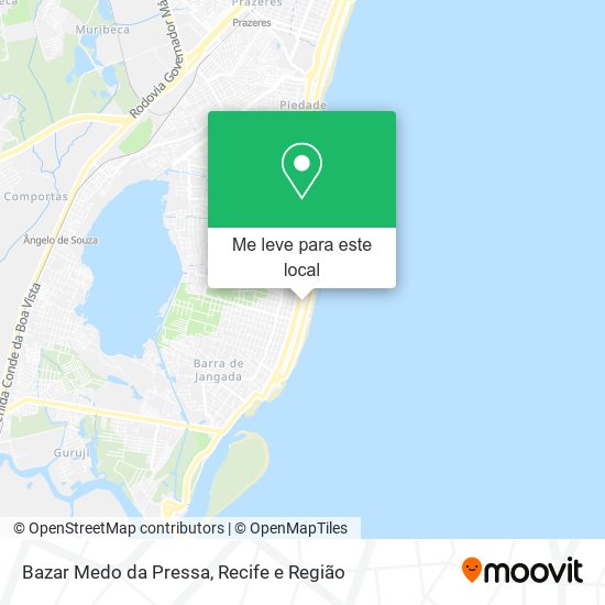 Bazar Medo da Pressa mapa