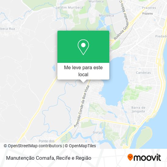 Manutenção Comafa mapa