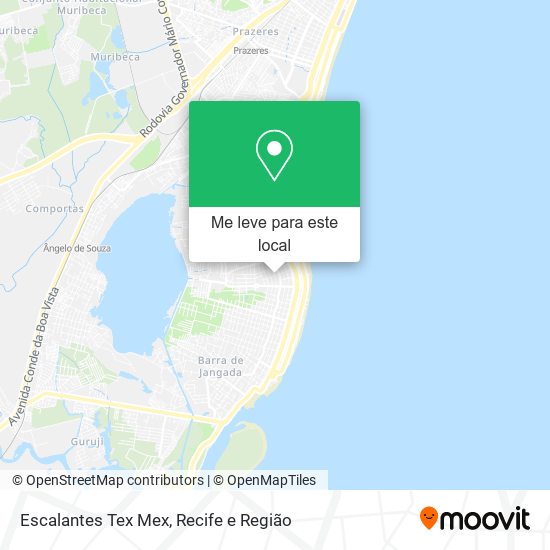 Escalantes Tex Mex mapa