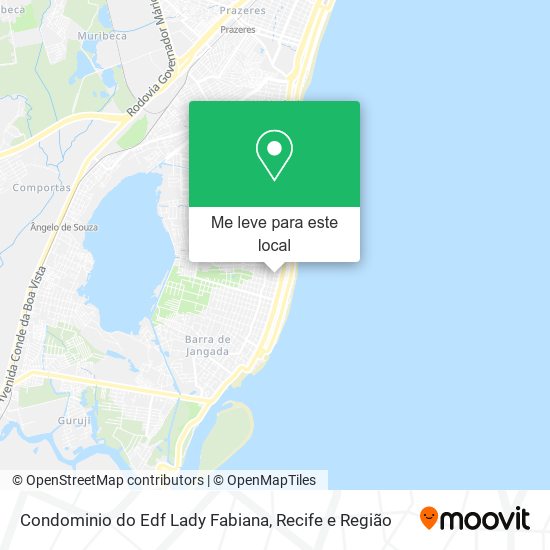 Condominio do Edf Lady Fabiana mapa