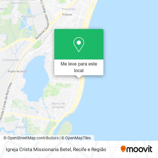 Igreja Crista Missionaria Betel mapa
