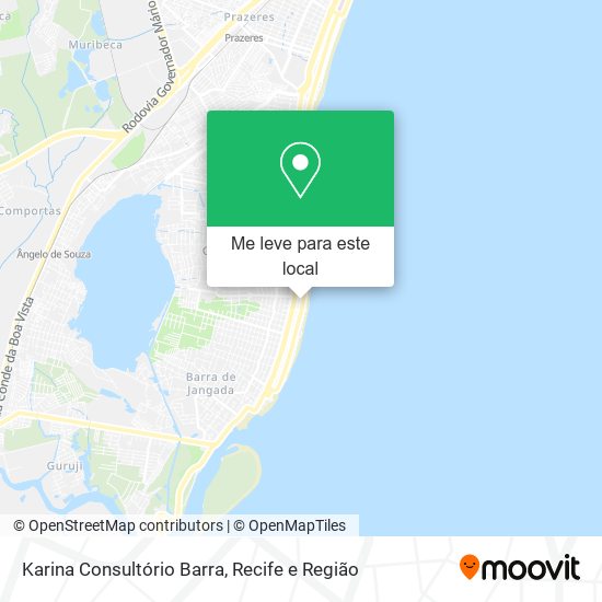 Karina Consultório Barra mapa