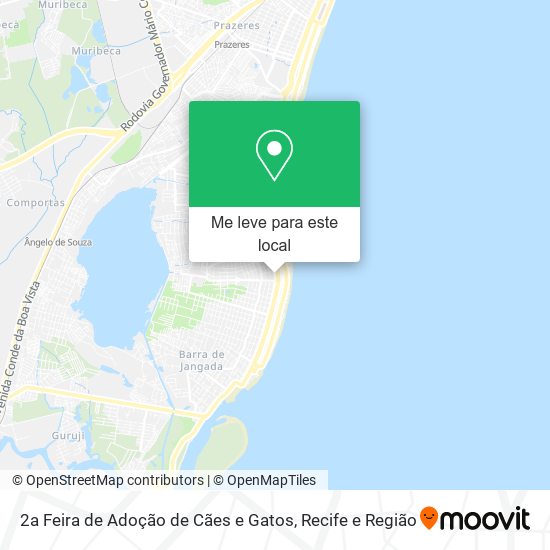 2a Feira de Adoção de Cães e Gatos mapa
