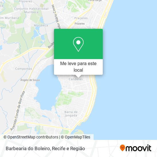 Barbearia do Boleiro mapa