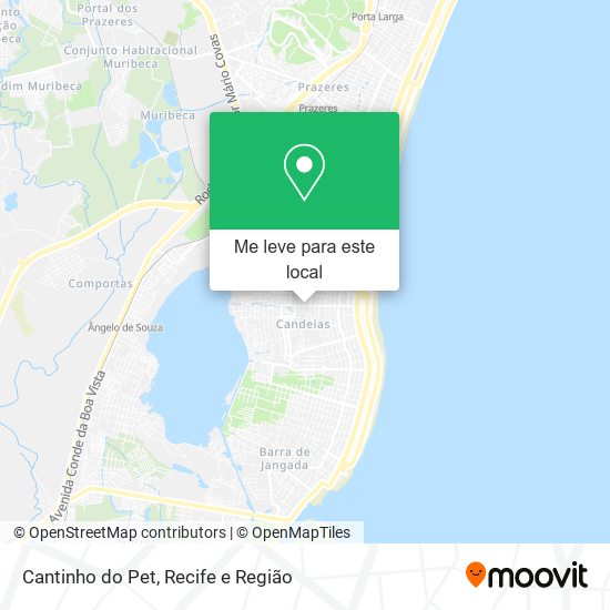 Cantinho do Pet mapa