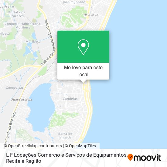 L F Locações Comércio e Serviços de Equipamentos mapa