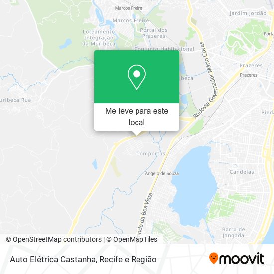 Auto Elétrica Castanha mapa