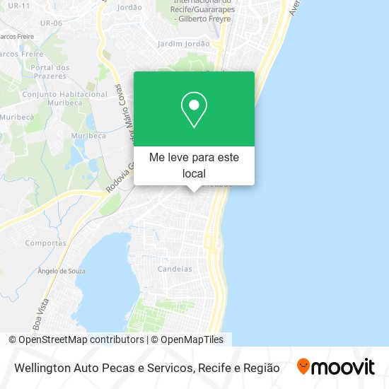 Wellington Auto Pecas e Servicos mapa