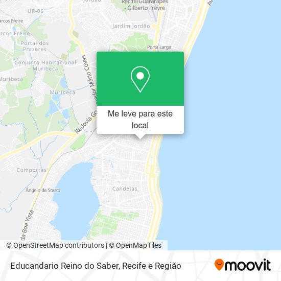 Educandario Reino do Saber mapa