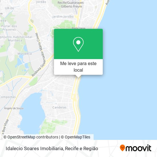 Idalecio Soares Imobiliaria mapa