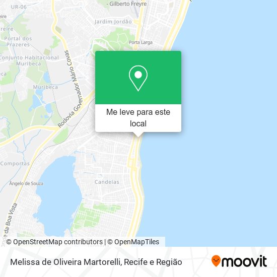 Melissa de Oliveira Martorelli mapa