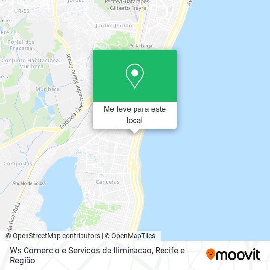 Ws Comercio e Servicos de Iliminacao mapa