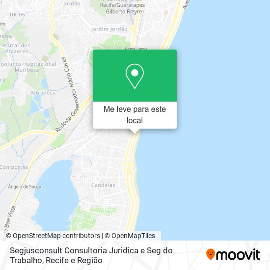 Segjusconsult Consultoria Juridica e Seg do Trabalho mapa