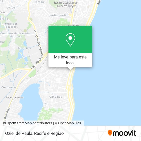 Oziel de Paula mapa