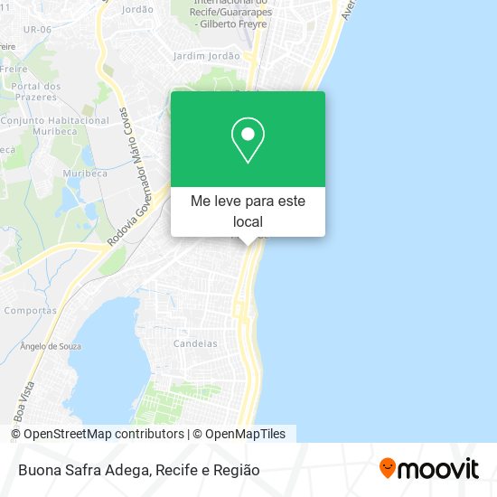 Buona Safra Adega mapa