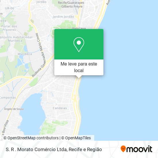 S. R . Morato Comércio Ltda mapa