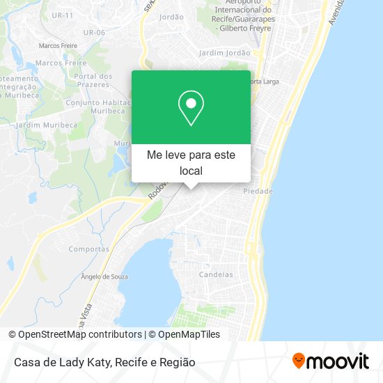 Casa de Lady Katy mapa