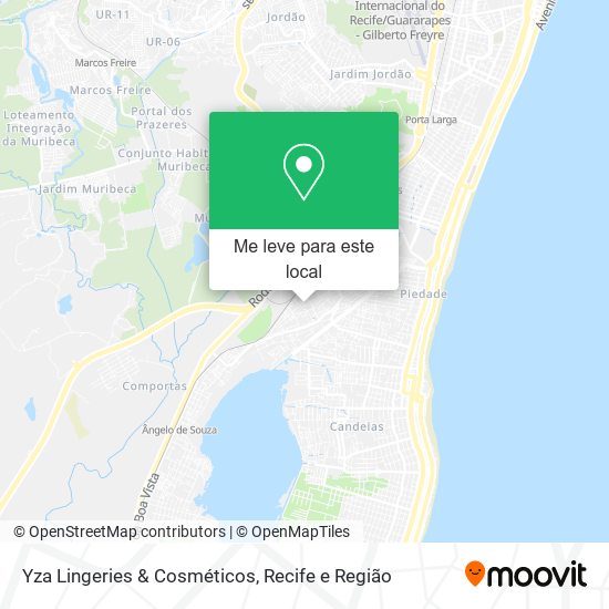 Yza Lingeries & Cosméticos mapa