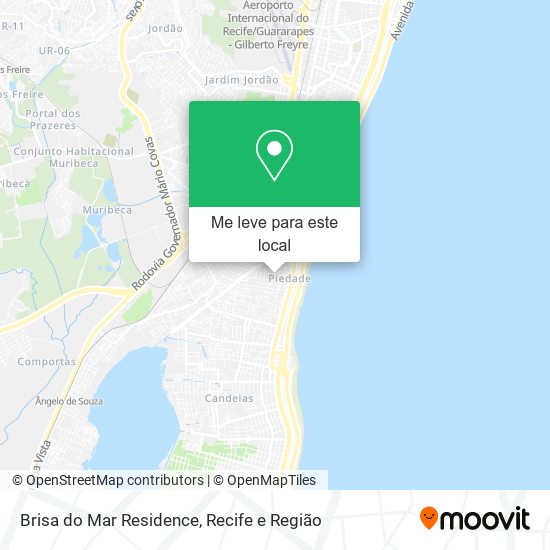 Brisa do Mar Residence mapa