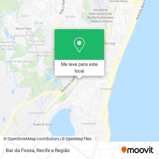 Bar da Fossa mapa