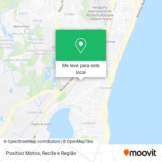 Positivo Motos mapa