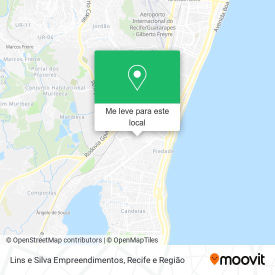Lins e Silva Empreendimentos mapa