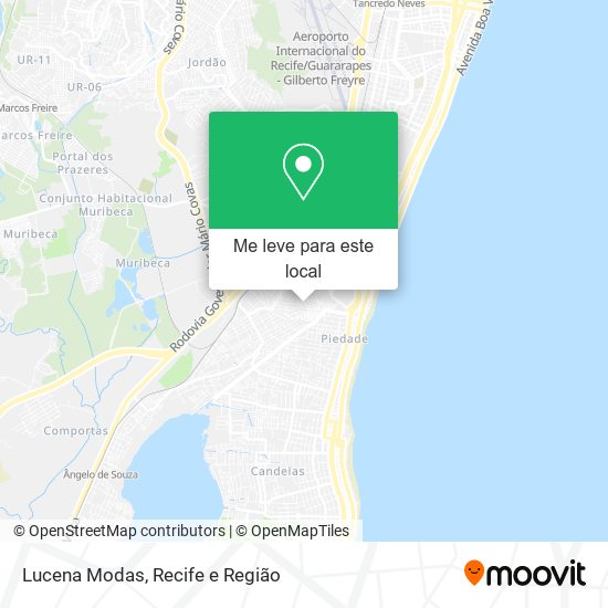 Lucena Modas mapa