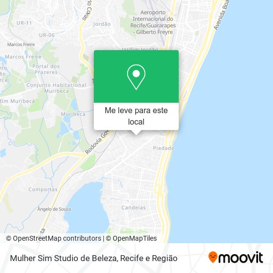 Mulher Sim Studio de Beleza mapa