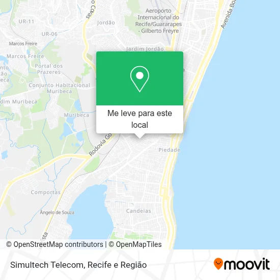 Simultech Telecom mapa