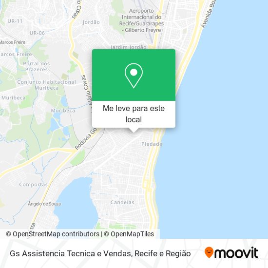 Gs Assistencia Tecnica e Vendas mapa