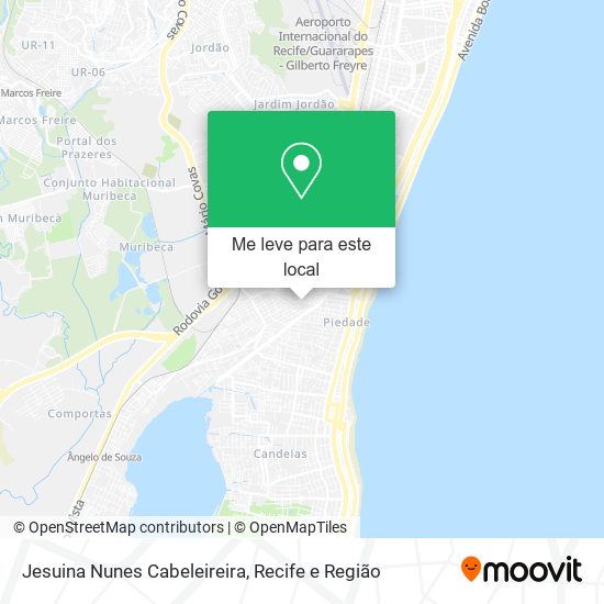 Jesuina Nunes Cabeleireira mapa