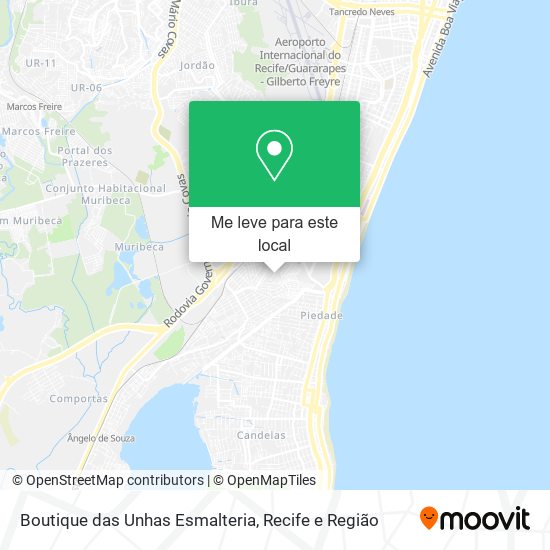 Boutique das Unhas Esmalteria mapa
