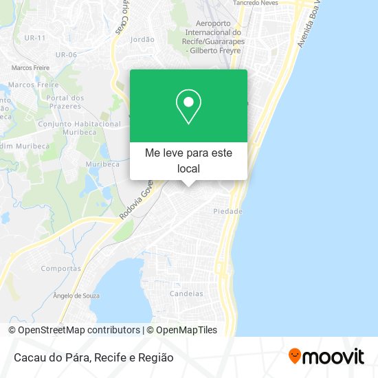 Cacau do Pára mapa