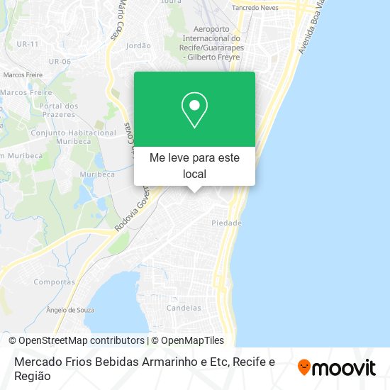 Mercado Frios Bebidas Armarinho e Etc mapa